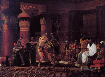 3000年前の古代エギュペの娯楽 ロマンチックなサー・ローレンス・アルマ・タデマ Oil Paintings